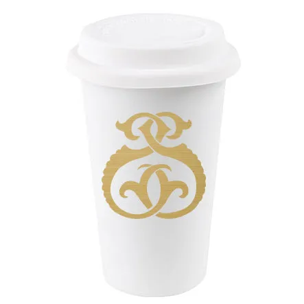 1-Letter Monogrammed Paper To-Go Cups