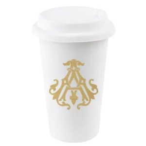1-Letter Monogrammed Paper To-Go Cups