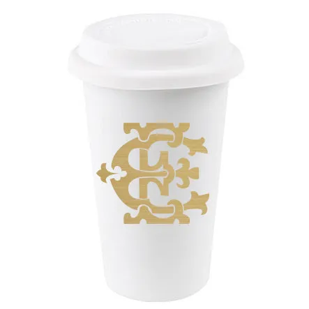1-Letter Monogrammed Paper To-Go Cups