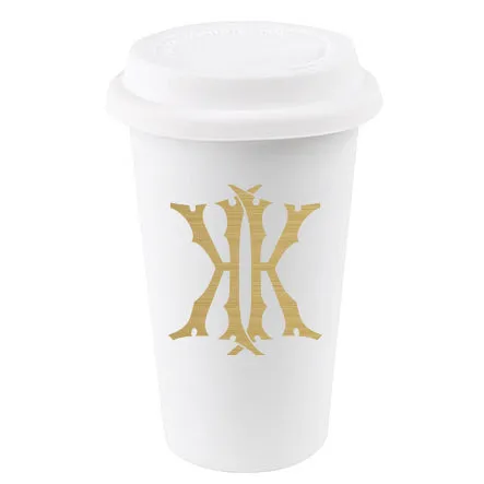 1-Letter Monogrammed Paper To-Go Cups
