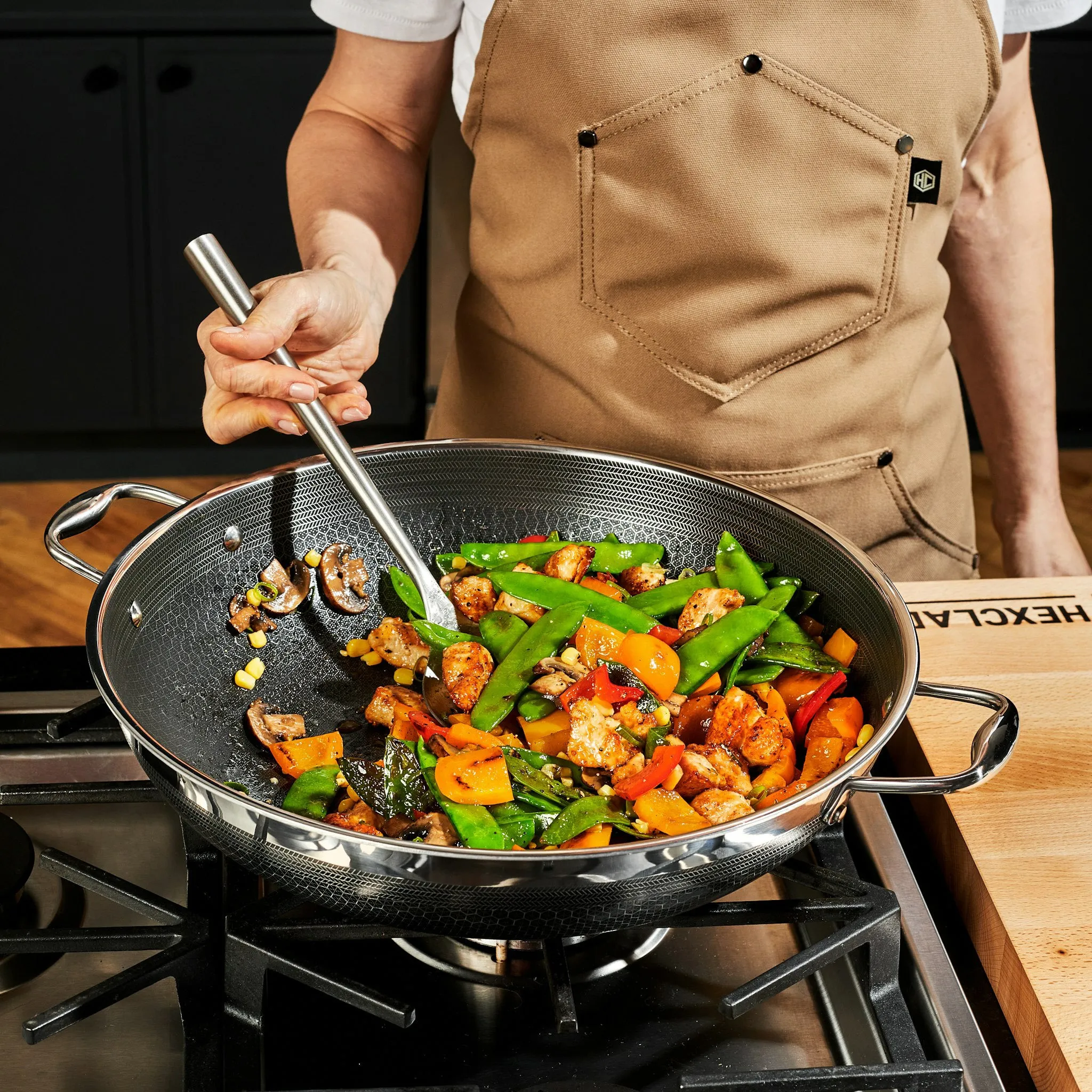 35 cm Hybrid Wok with Lid