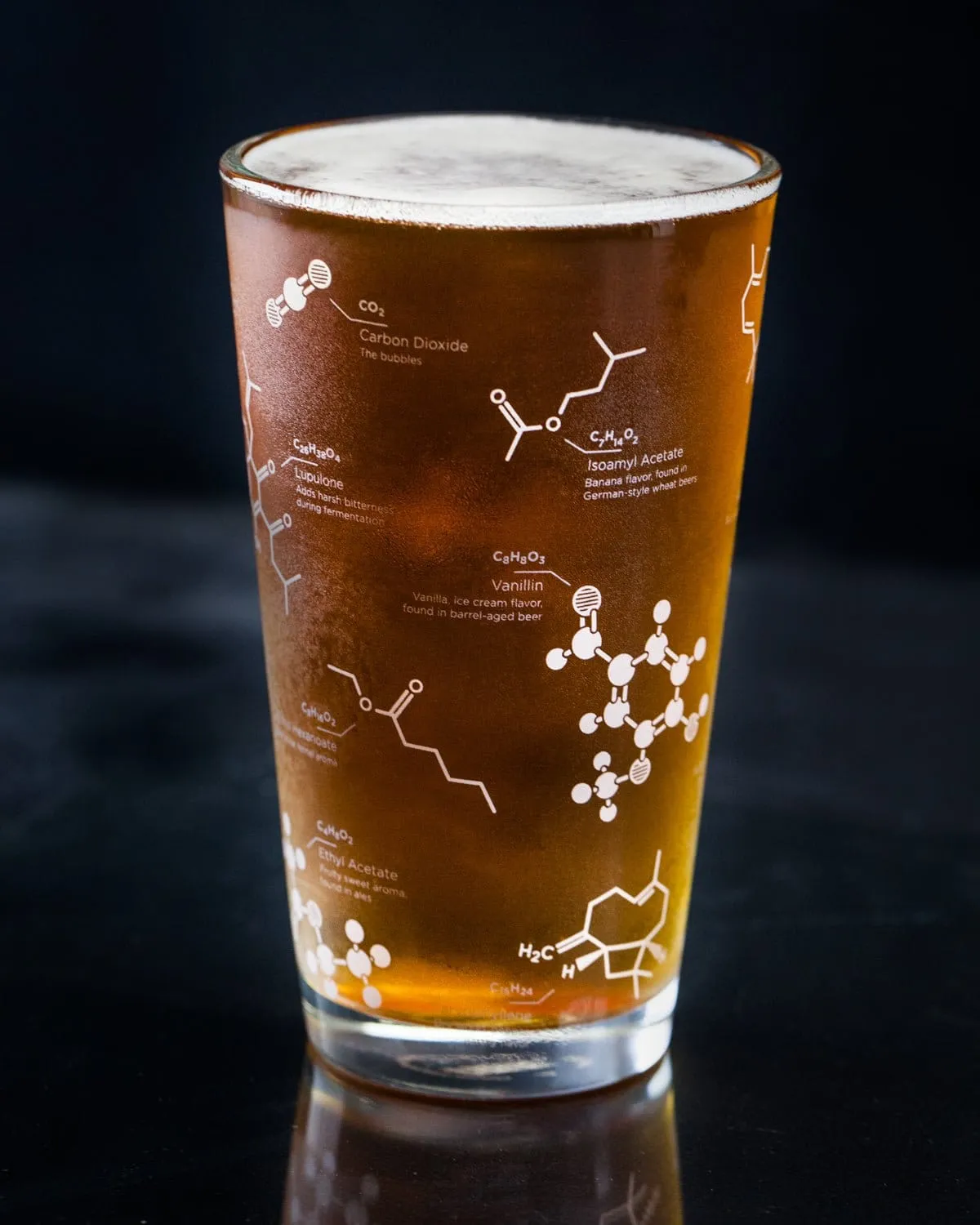 Beer Chemistry Pint Glass Set