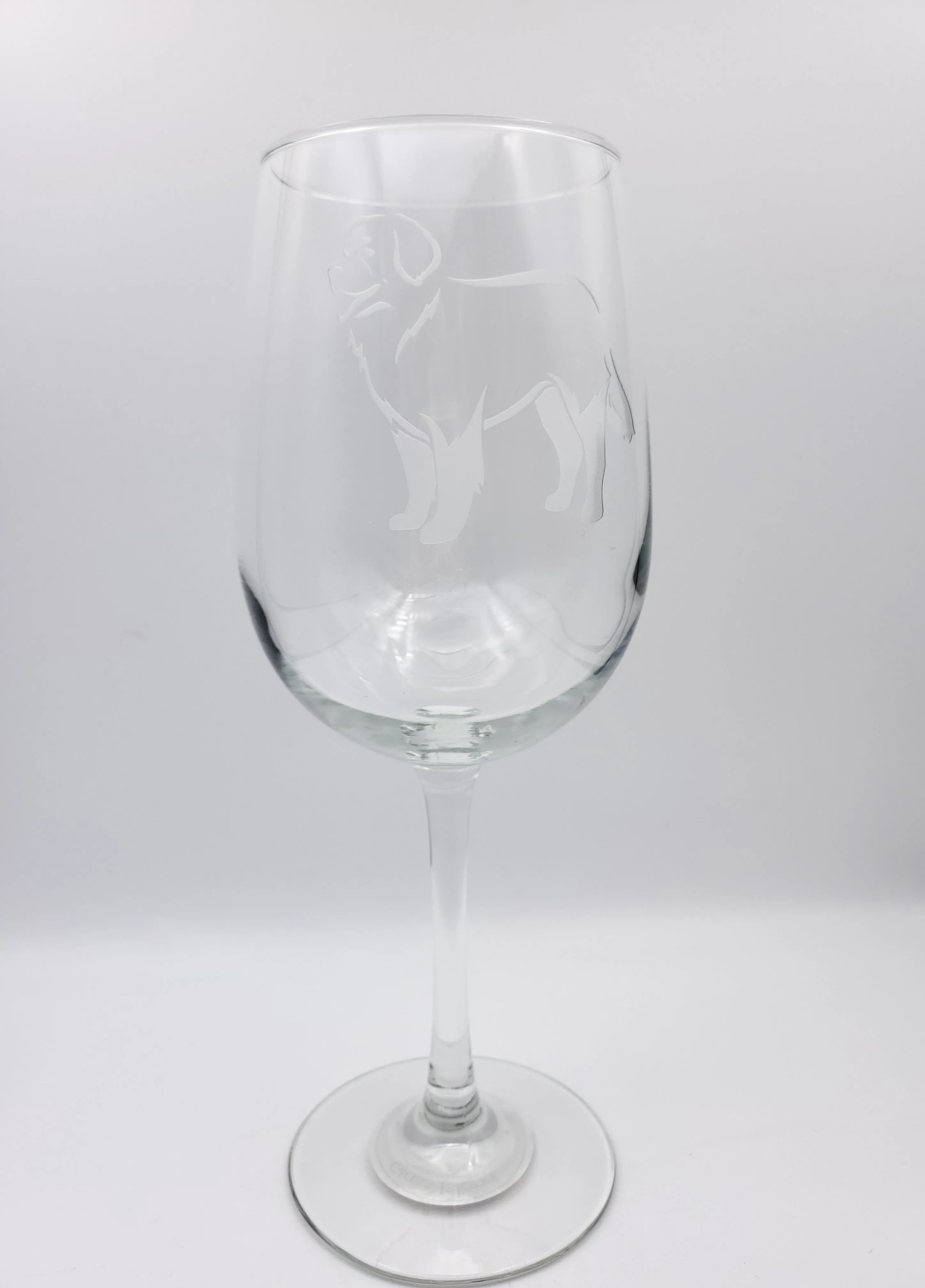 Etched Wineglasses