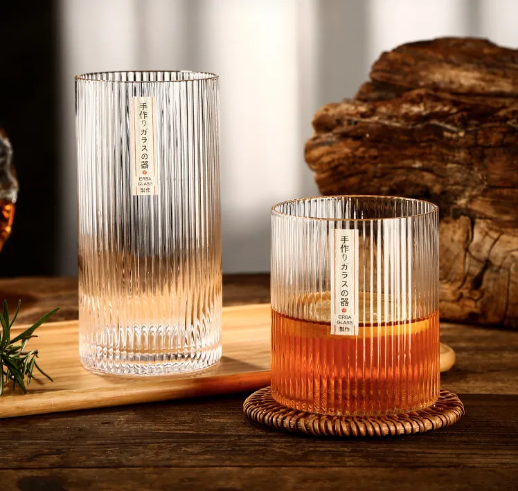 Handmade Japanese Style Whiskey Glasses - Set of 4