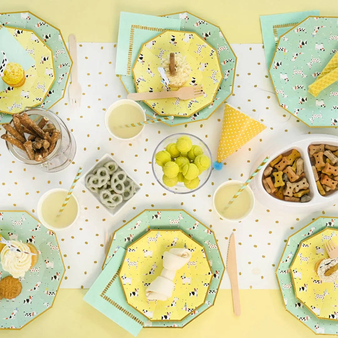 Hot Diggity Dog Large Party Plates x 10
