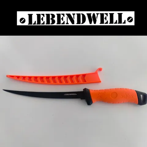 Lebendwell Sokoto Fillet Knife - 9 inch - ORANGE