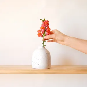 Lulu Vase - Speckled White