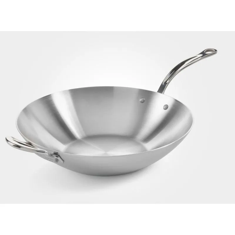 Samuel Groves Classic Stainless Steel Triply Wok