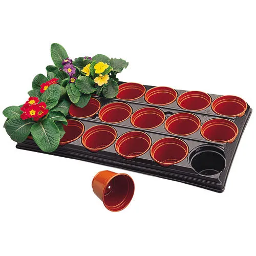 Shuttle Trays with Economy Pots