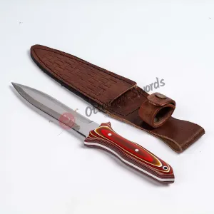 Verzalit Handle Double Edged Custom Dagger